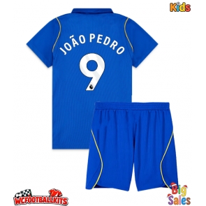 Chelsea Joao Pedro #9 Replica Home Stadium Kit for Kids 2026-27 Short Sleeve (+ pants)